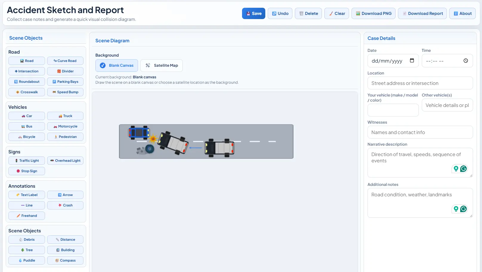 Vehicle Accident Reconstruction Tool